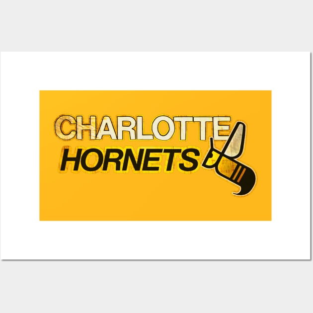 Charlotte Hornets Football Wall Art by Kitta’s Shop